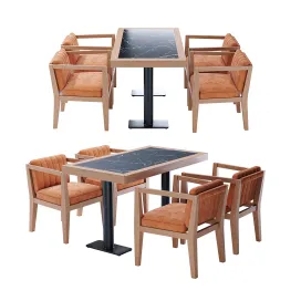 Berba group chairs table in a cafe